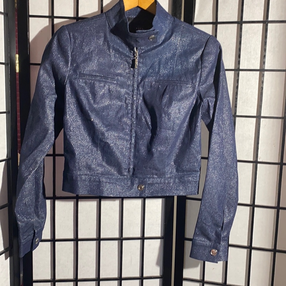 View Denim Glistening Jacket Size 2